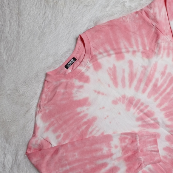 Jolie & Joy Tie Dye Asymmetrical Sweatshirt Sz 1X - Picture 2 of 7